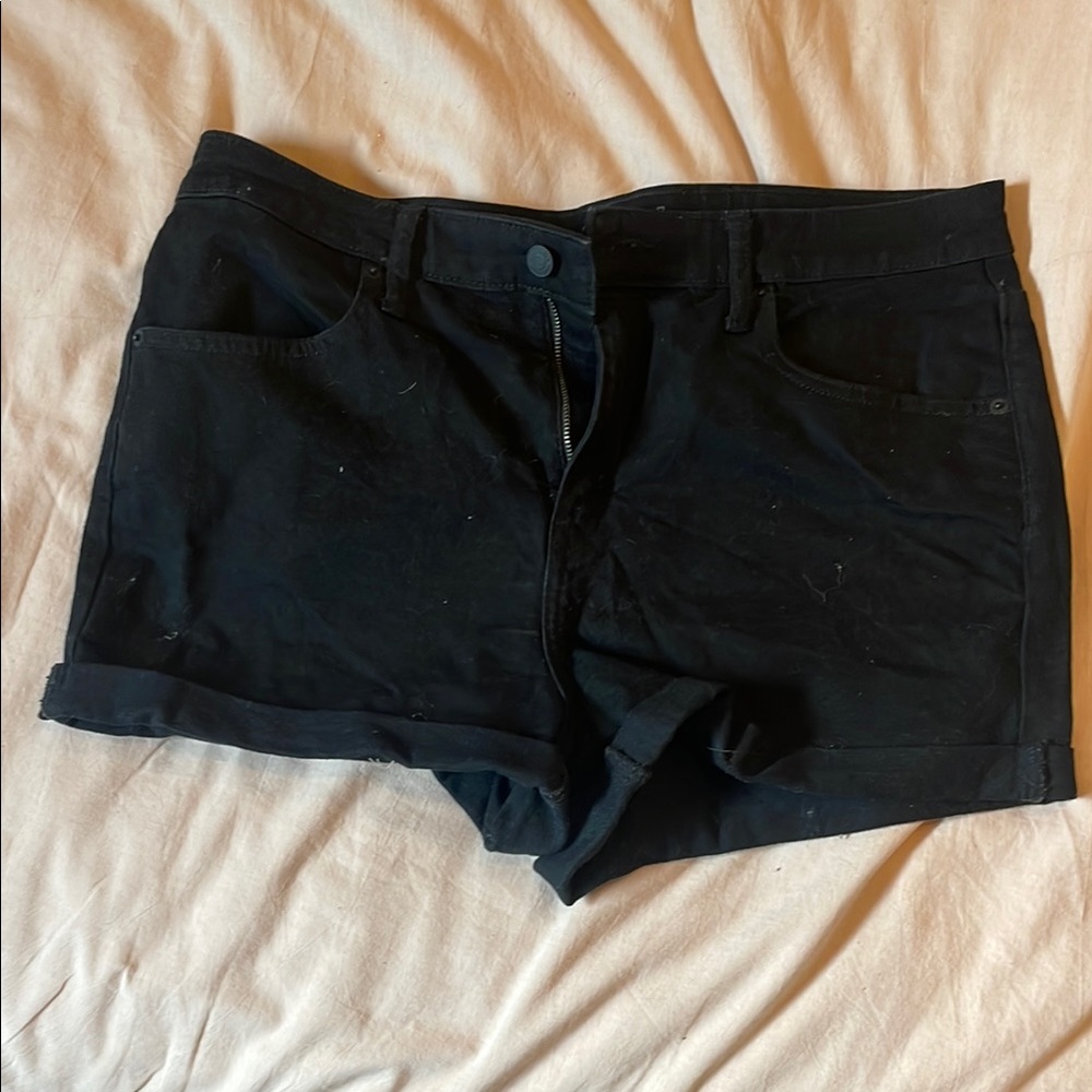 Wild Fable Women's Black Denim Shorts